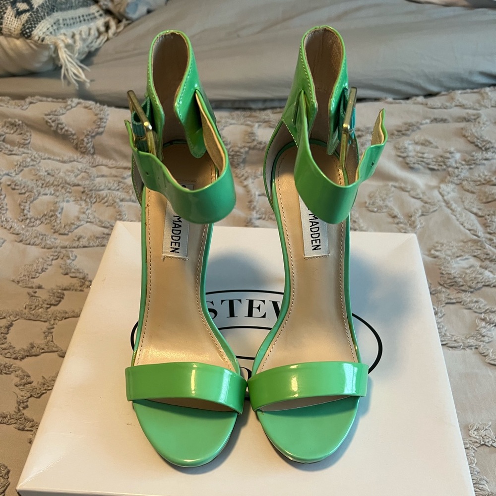 Marlene Mint Green Steve Madden Heels